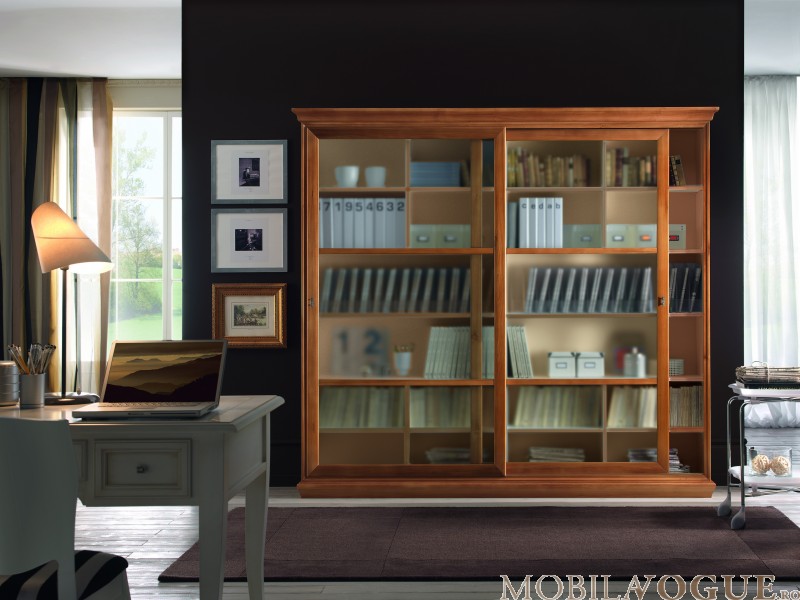Biblioteca lemn