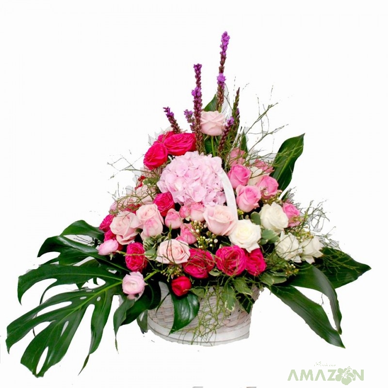 Cos cu flori Candy Flowers