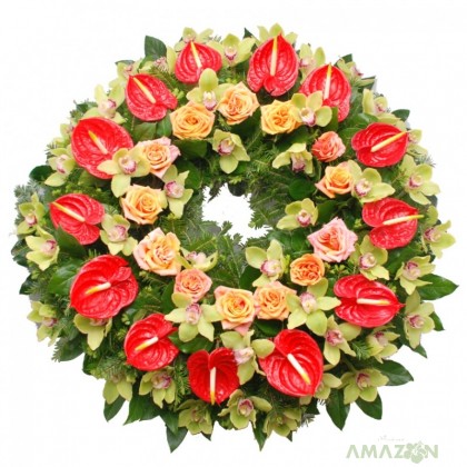 Coroana flori Rotund