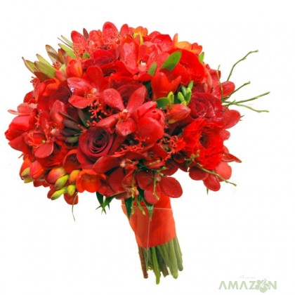 Buchet Mireasa Marsala