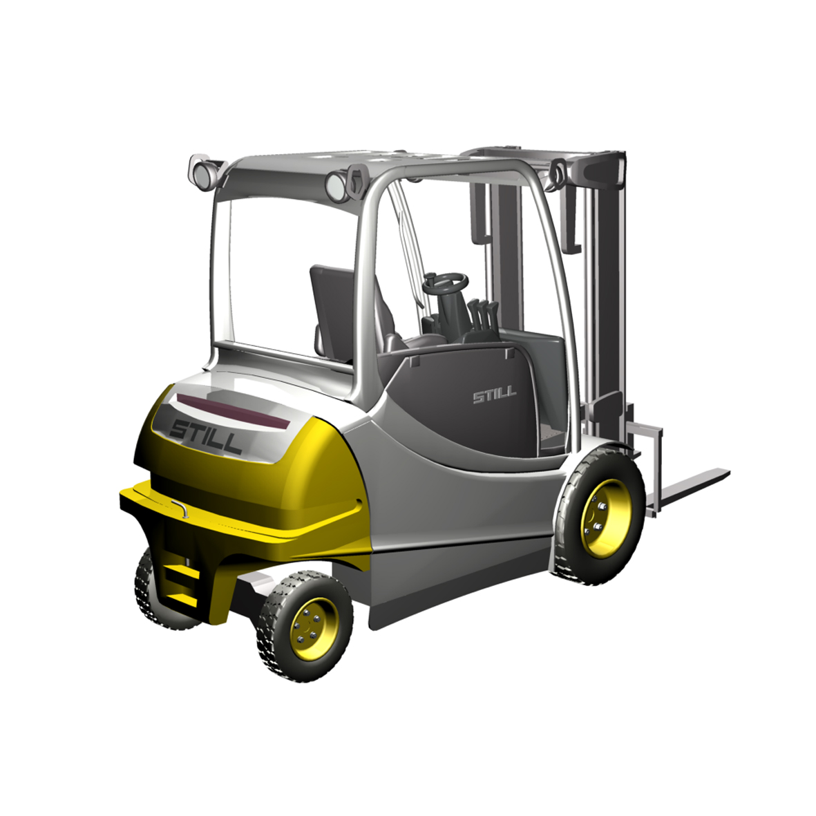 Electrostivuitoare cu furci frontale