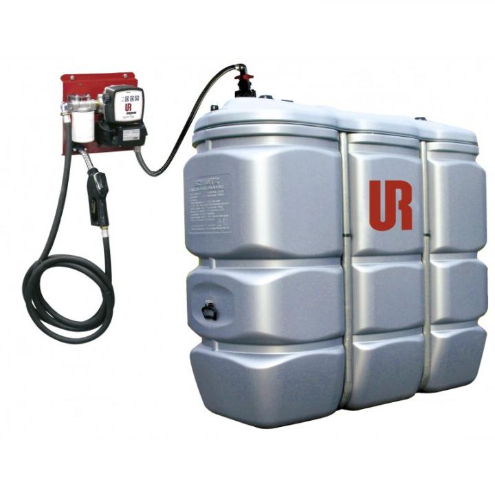 Rezervor PEHD de 1500 L cu statie transfer carburant 230 V