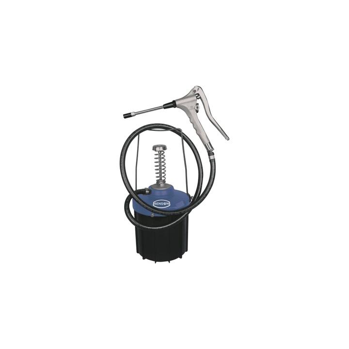 Sistem manual de gresat mobil cu rezervor de 5 kg
