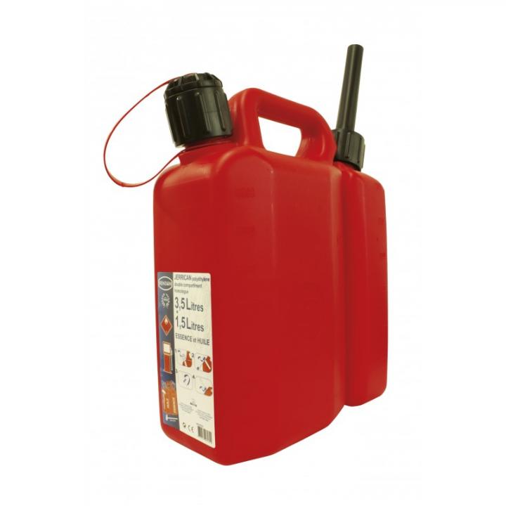 Canistra din plastic cu compartiment dublu 1,5 L- 3,5 L