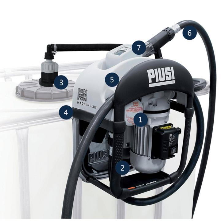 Kit AdBlue pentru IBC Piusi Three25 cu pompa de 230V