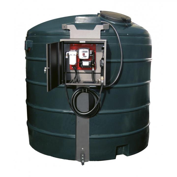 Rezervor PEMD de 5000 L cu statie transfer carburant 230 V