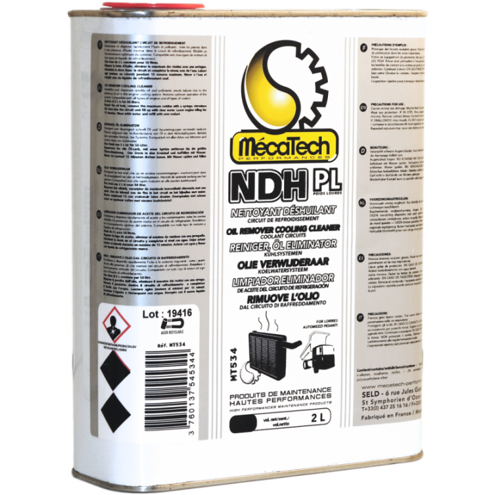 Solutie de eliminat uleiul din sistemul de racire - NDH (2L)