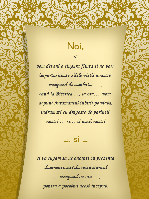Invitatii nunta online