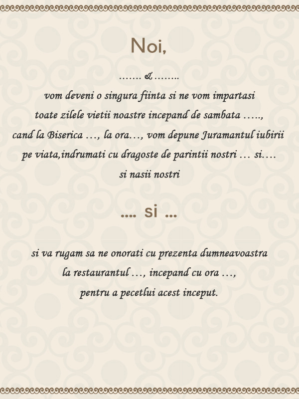 Invitatii nunta online
