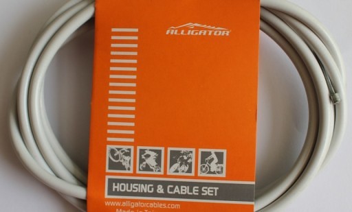 SET CABLU SCHIMBATOR SPATE ALLIGATOR 220UD02, ALB, CABLU+INVELIS