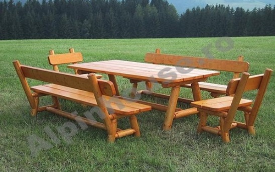 Mobilier lemn gradina