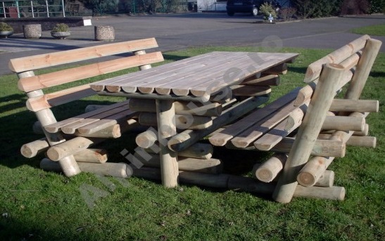 Mobilier lemn gradina