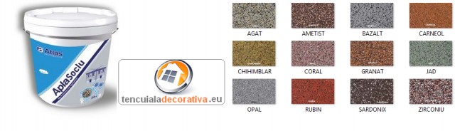 Tencuiala decorativa soclu