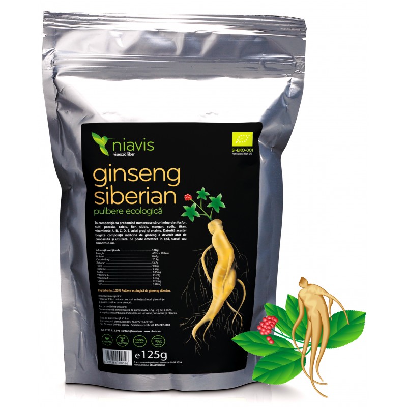 Ginseng siberian pulbere