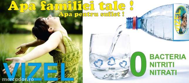 Apa minerala plata VIZEL,Oferta de lansare