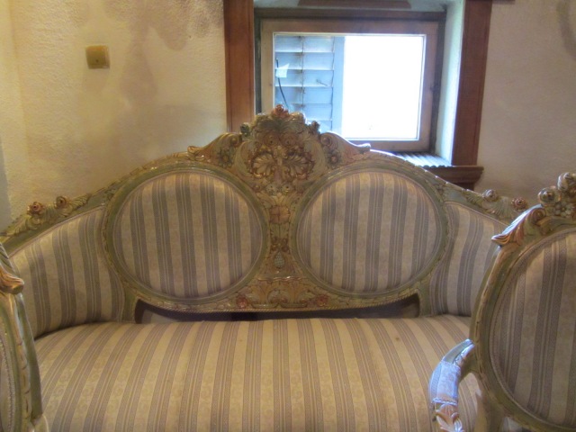 Salon Rococo-tapiterie dungi