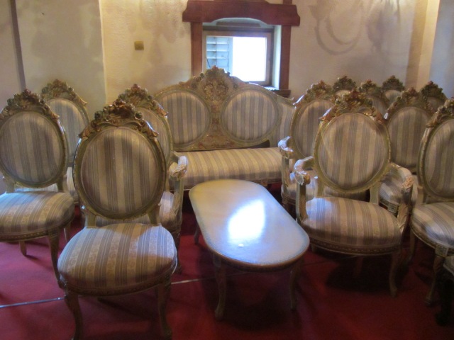 Salon Rococo-tapiterie dungi