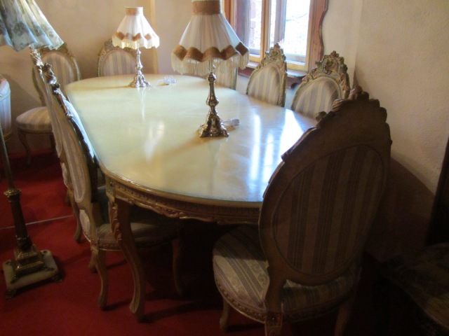 Salon Rococo-tapiterie dungi