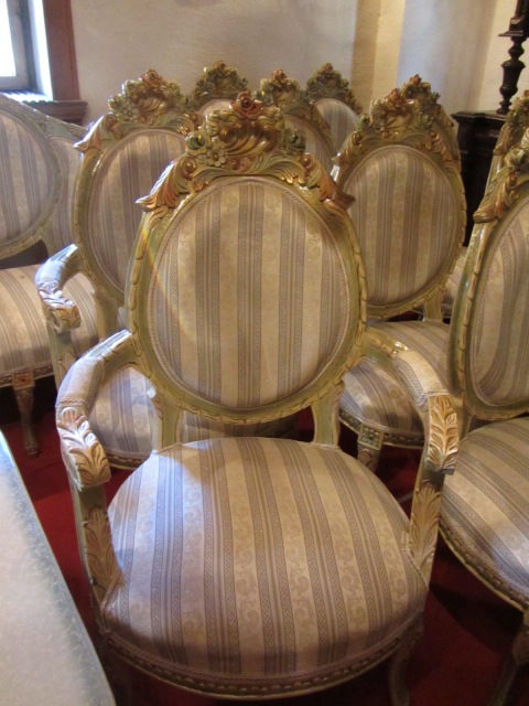 Salon Rococo-tapiterie dungi
