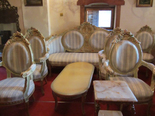 Salon Rococo-tapiterie dungi