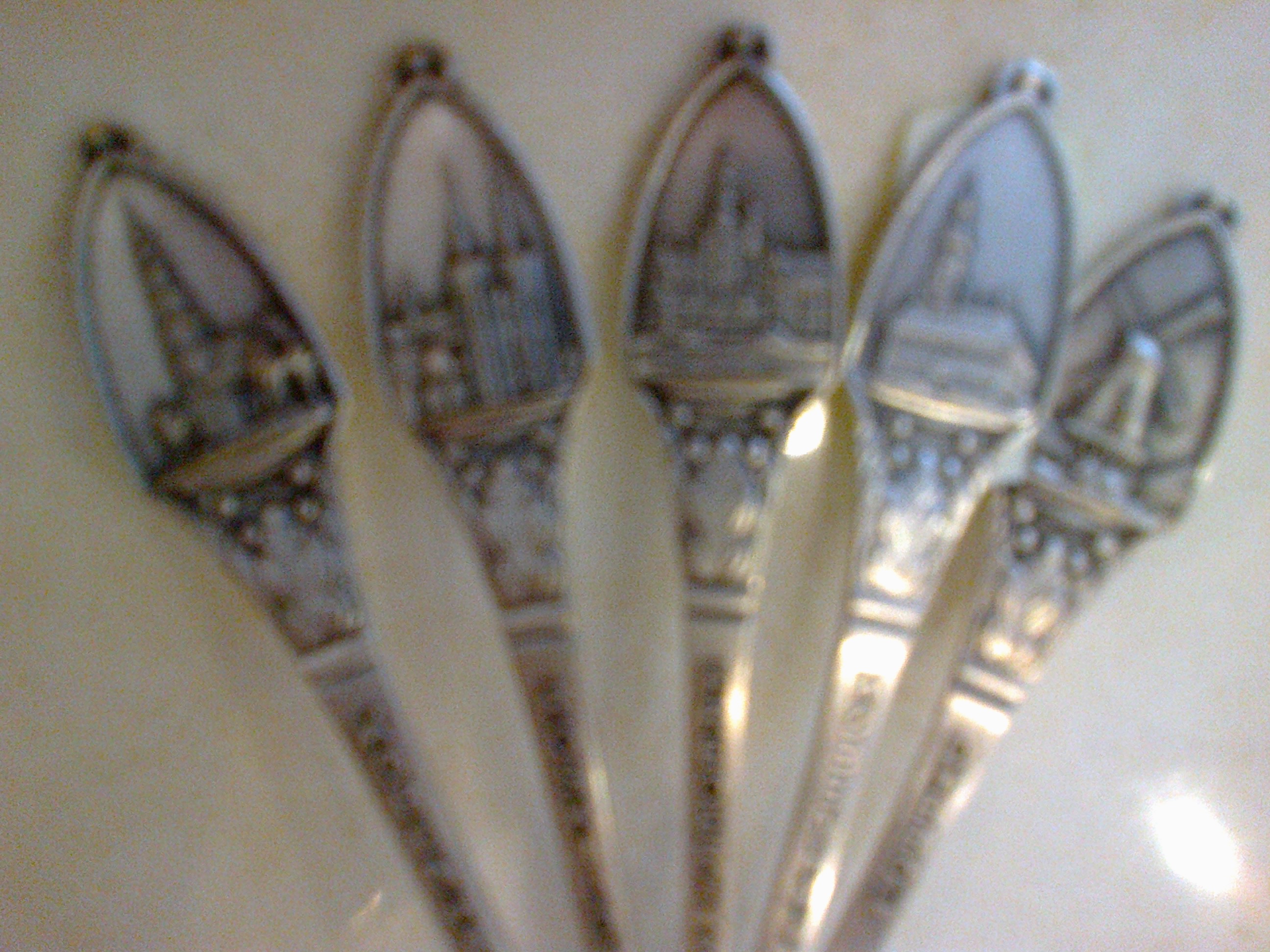 Set 6 lingurite argint, de colectie