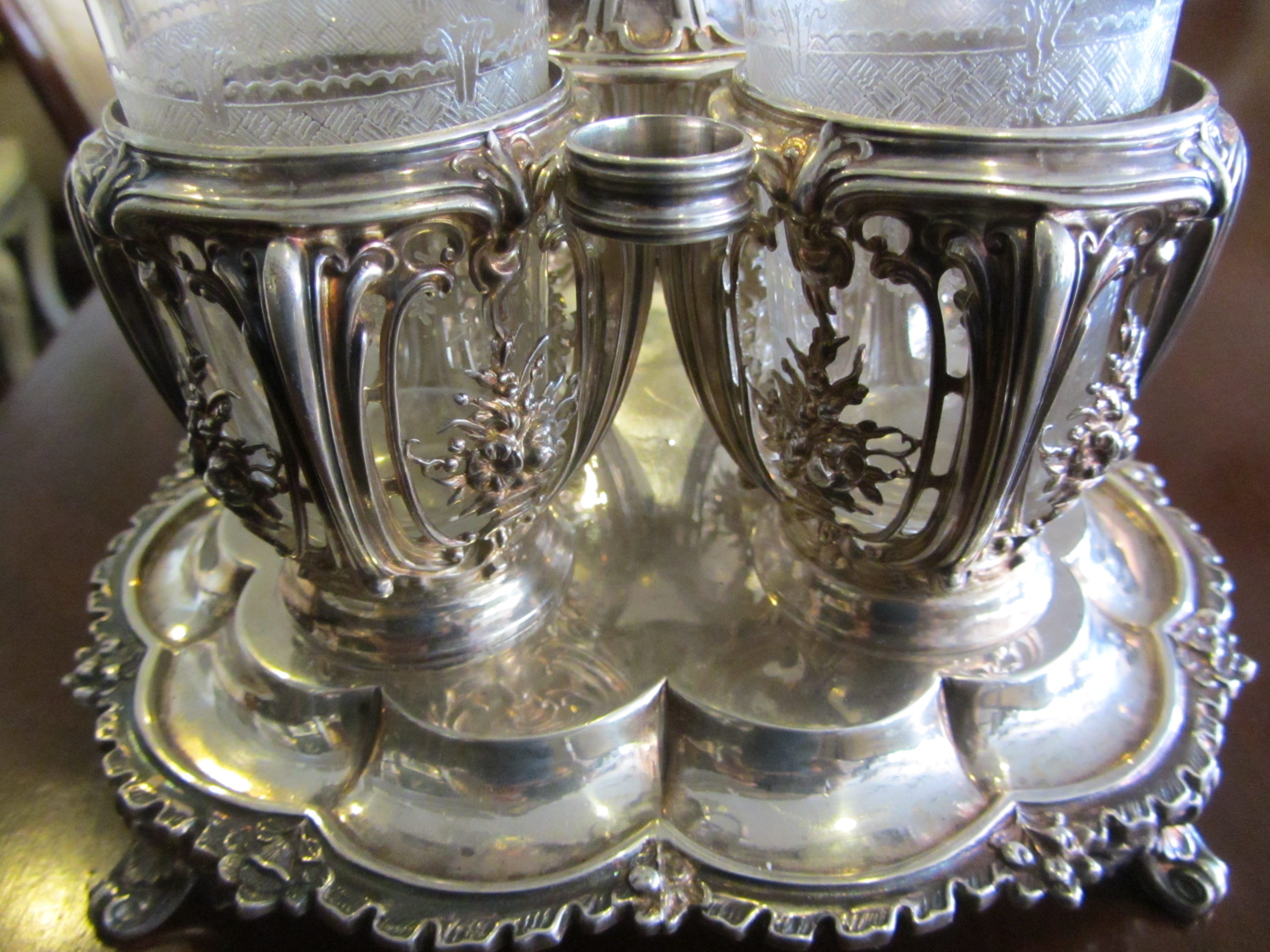 Set ceai Baroc cu pahare din cristal de Bacara