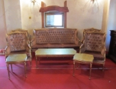 Set salon roz-auriu
