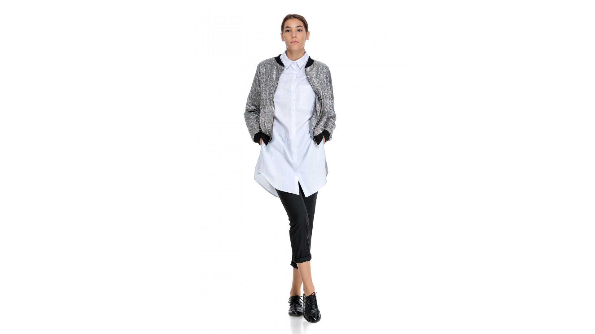 Bluza Outwear 1 - Argintiu