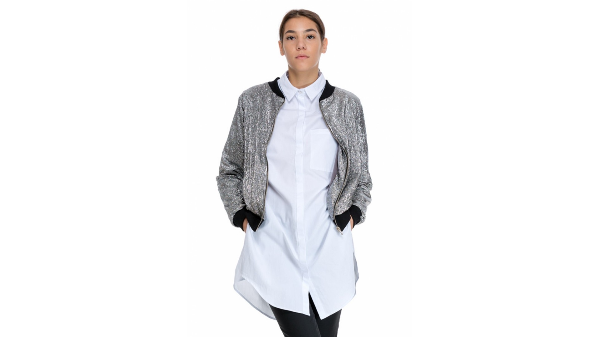 Bluza Outwear 1 - Argintiu