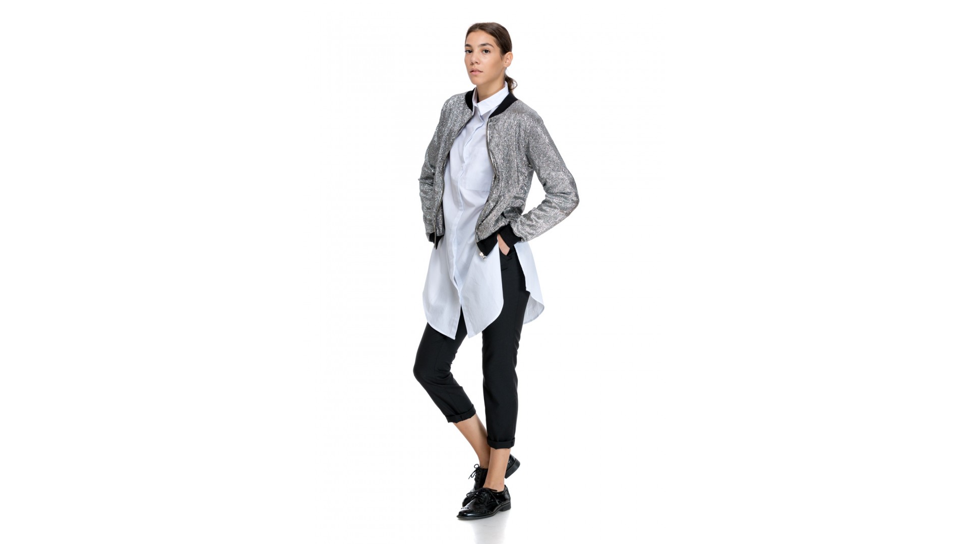 Bluza Outwear 1 - Argintiu