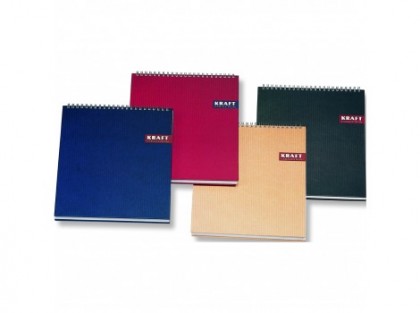 Blocnotes LeColor Kraft, A4, dictando, 80 file