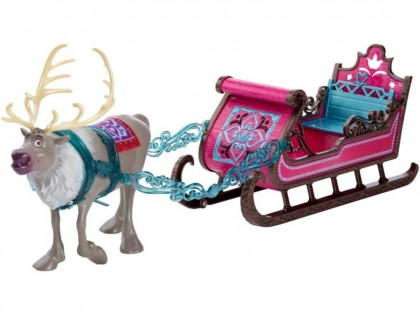 Frozen, Set cadoua Sven & Sleigh 48 cm