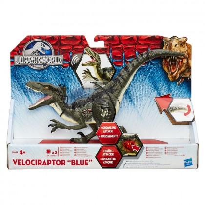 Jurassic World, Velociraptor 'Blue' 20 cm cu sunete