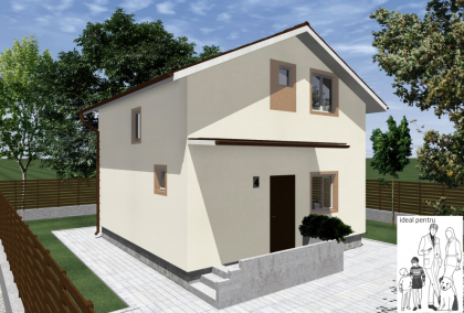 Casa pe structura metalica