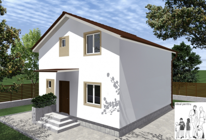 Casa pe structura metalica