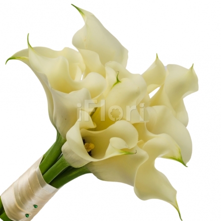 Buchet cununie din cale crem