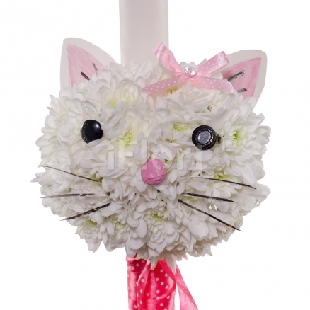 Lumanare botez fete - Hello Kitty
