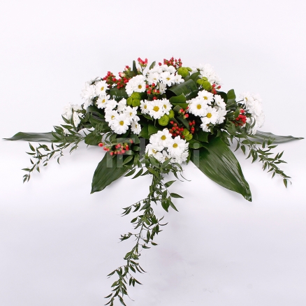 Prezidiu crizanteme cu hypericum