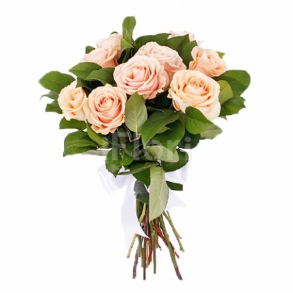 Buchet 9 trandafiri roz