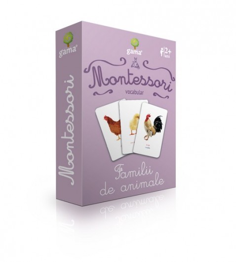 Familii de animale. Carduri montessori