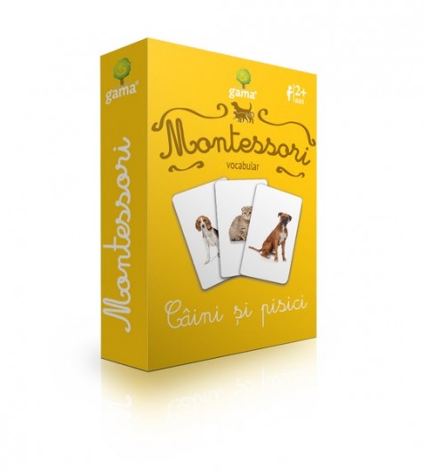 Câini şi pisici. Carduri montessori
