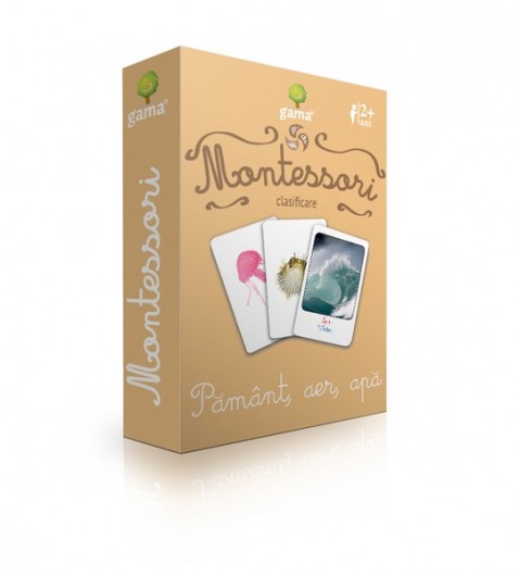 Apă, aer, pământ. Carduri montesori
