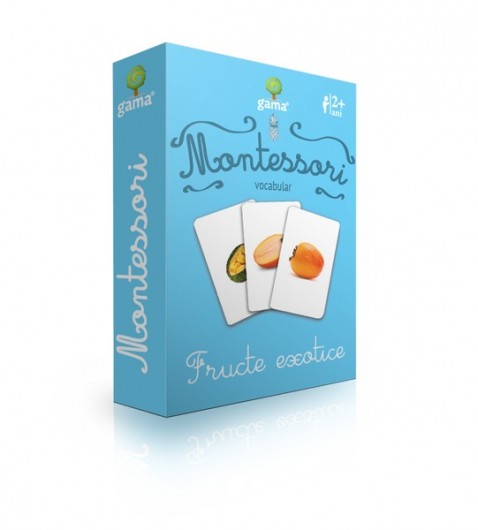Fructe exotice. Carduri montessori