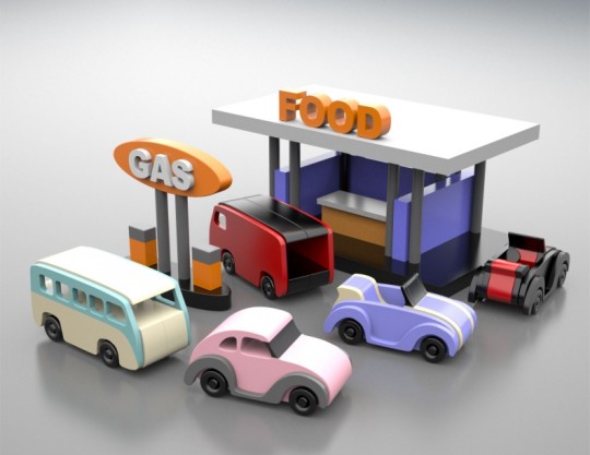 Set Masinute din lemn Volkswagen