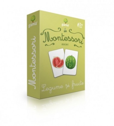 Legume şi fructe. Carduri montessori