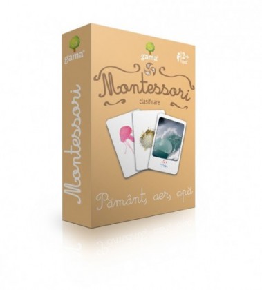 Apă, aer, pământ. Carduri montesori