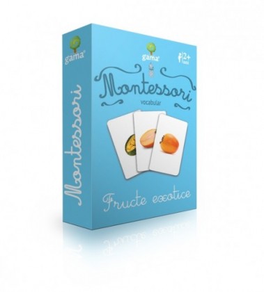 Fructe exotice. Carduri montessori