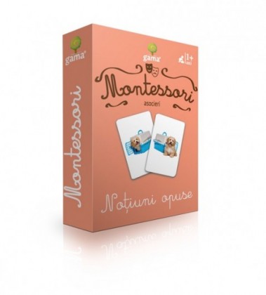 Noţiuni opuse. Carduri montessori