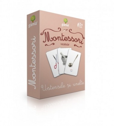 Ustensile şi unelte. Carduri montessori