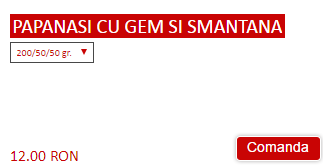 Papanasi cu gem si smantana